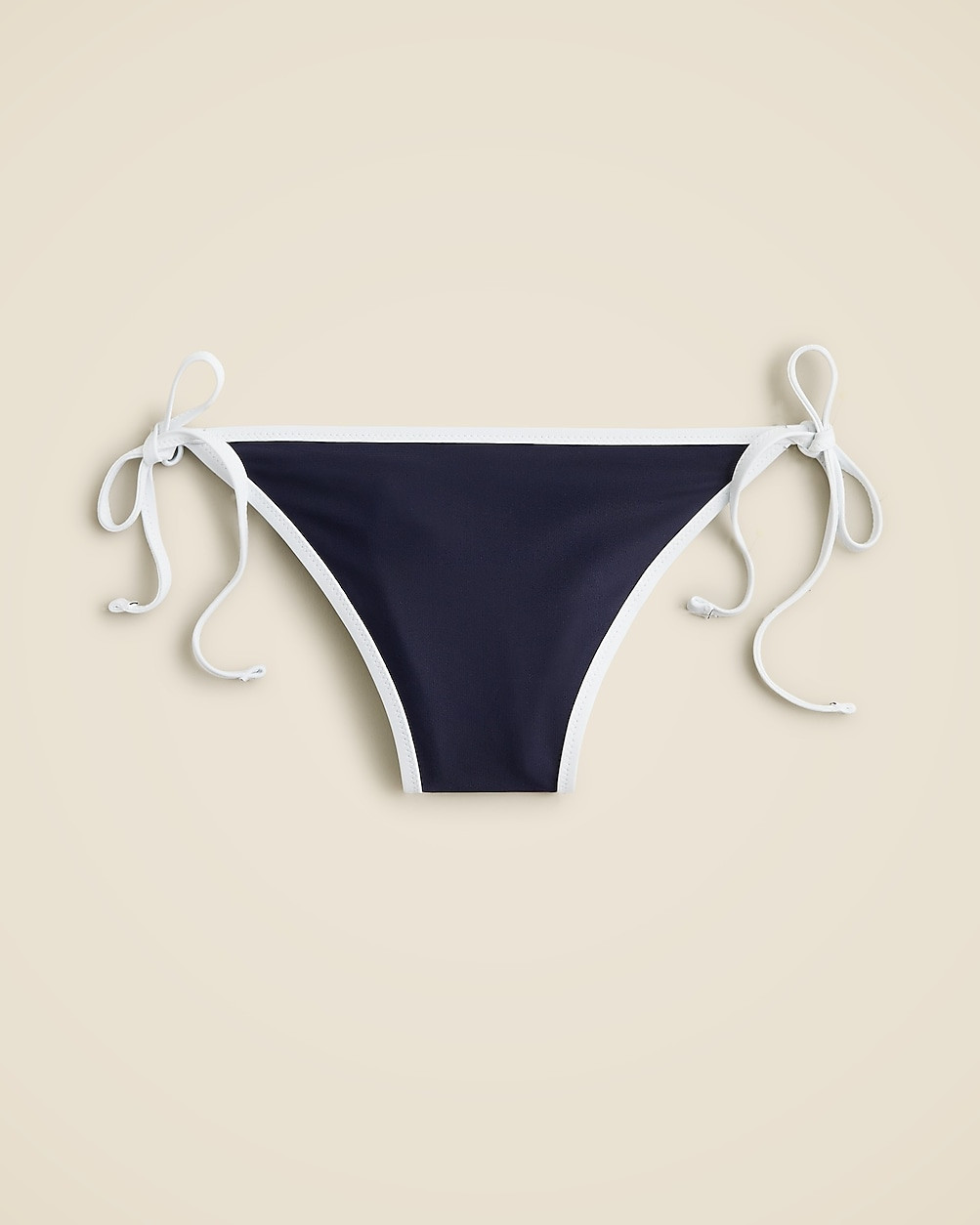 String hipster bikini bottom with contrast trim | J. Crew US