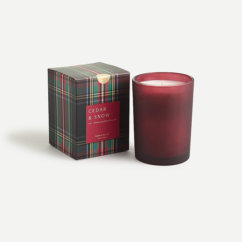 J.Crew X Illume® cedar and snow tartan candleItem AG005 
 Reviews
 
 
 
 
 
2 Reviews 
 
 |
 
 
... | J. Crew US