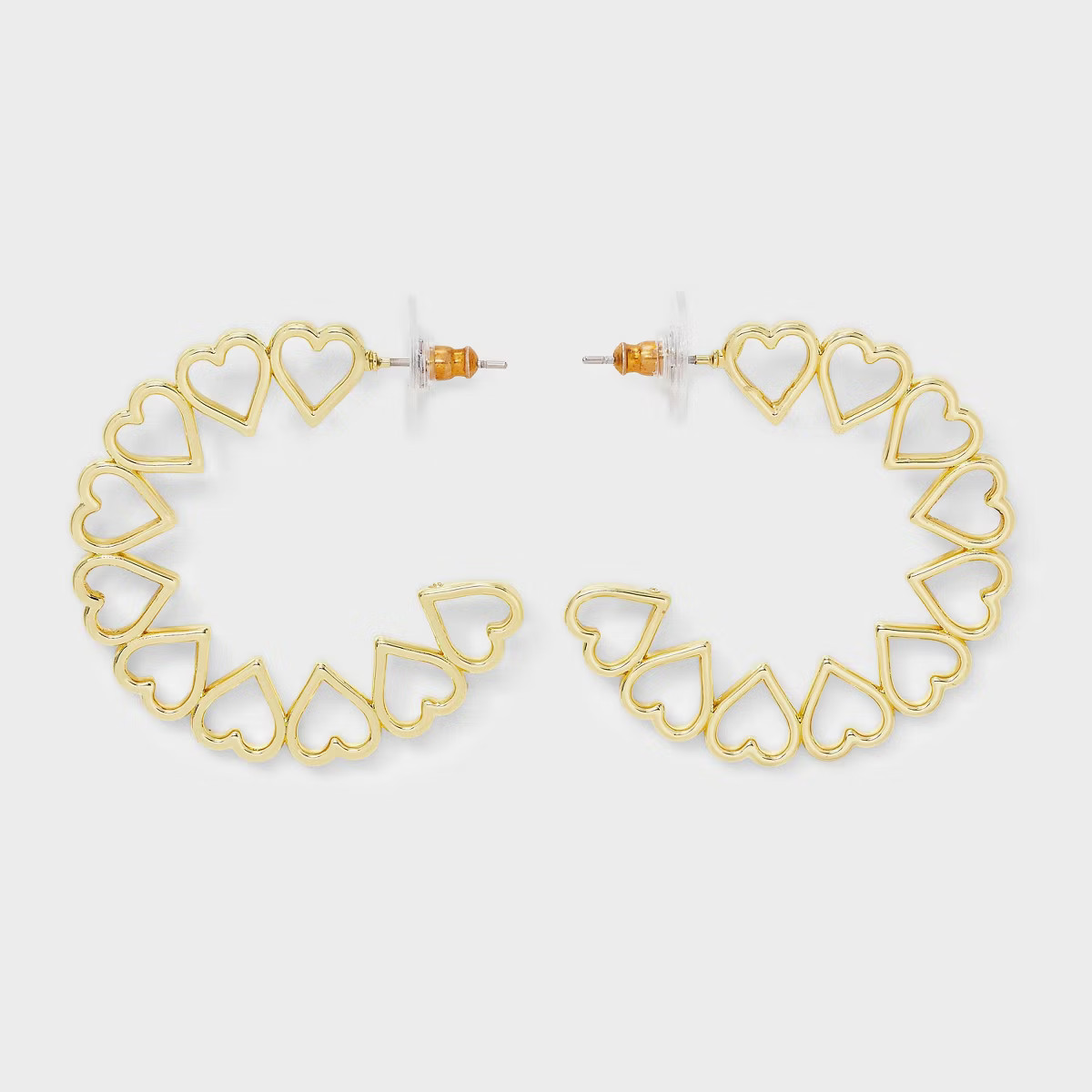 SUGARFIX By BaubleBar Golden Intentions Hoop Earrings - Gold | Target