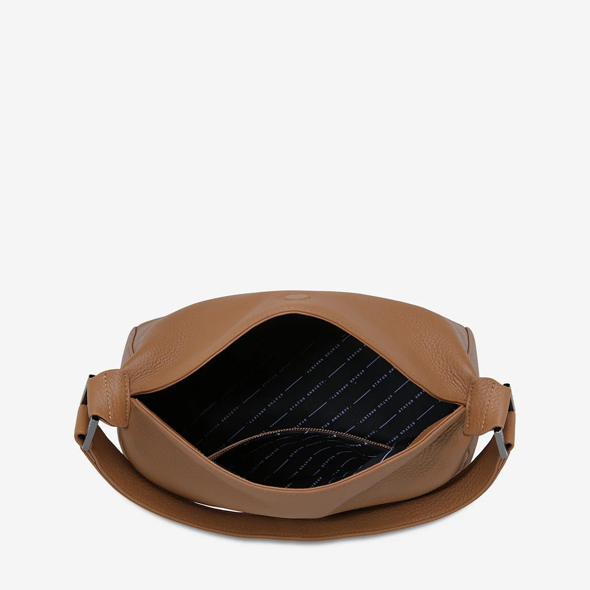 Think Twice Women's Camel Leather Bag | Status Anxiety® | Status Anxiety 