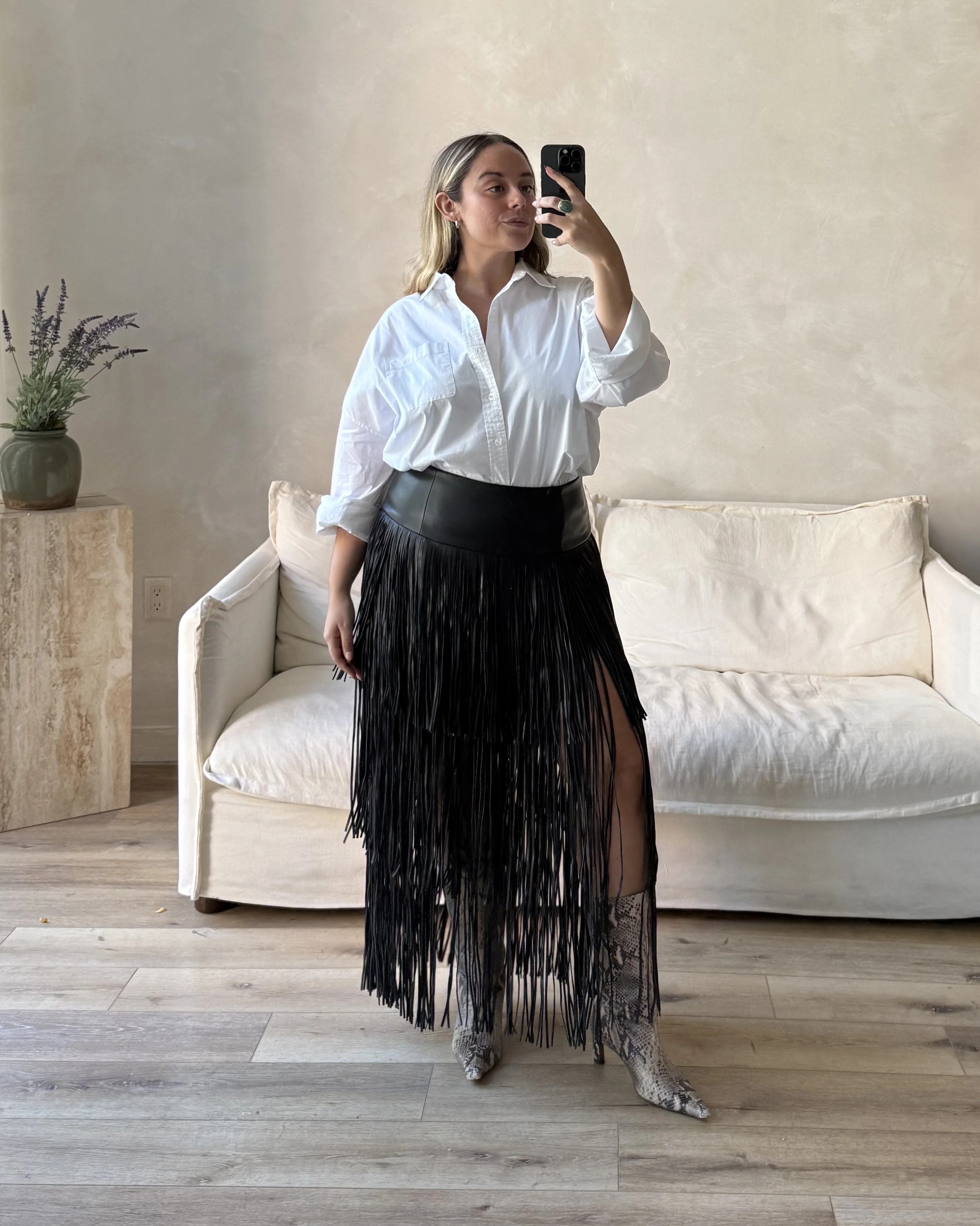 Fringe Midi Skirt | We Wore What