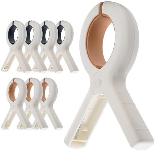 Extra Large Beach Towel Clips 8 Pack, 5.1 Inch Towel Clips for Beach Chairs Cruise Heavy Duty, To... | Amazon (US)