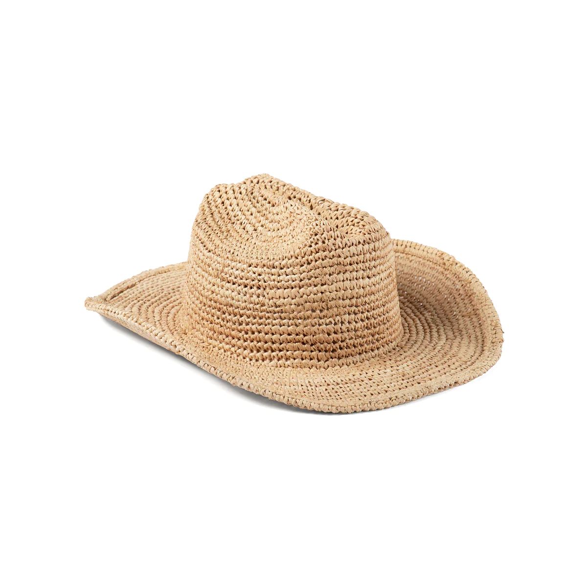 Raffia Cowboy - Straw Cowboy Hat in Natural | Lack of Color US | Lack of Color