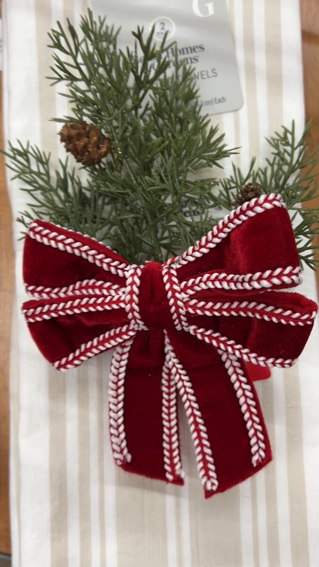 Walmart elegant and affordable gift idea with this scalloped wood cutting board, dish towels and bow ornament. I’m going to finish this by tying with actual velvet ribbon too. #gift idea budget cheap easy diy

#LTKFindsUnder50 #LTKHoliday #LTKGiftGuide