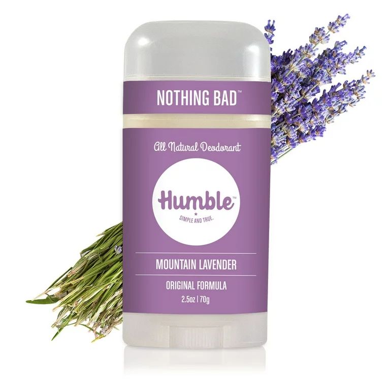 Humble Brands Natural Deodorant, Mountain Lavender, 2.5oz | Walmart (US)