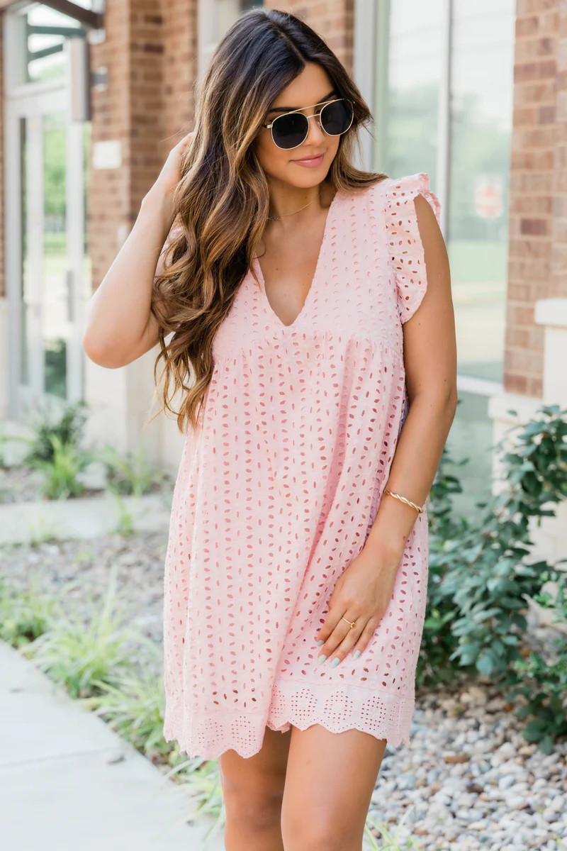 You Found My Heart Mauve Lace Romper | The Pink Lily Boutique