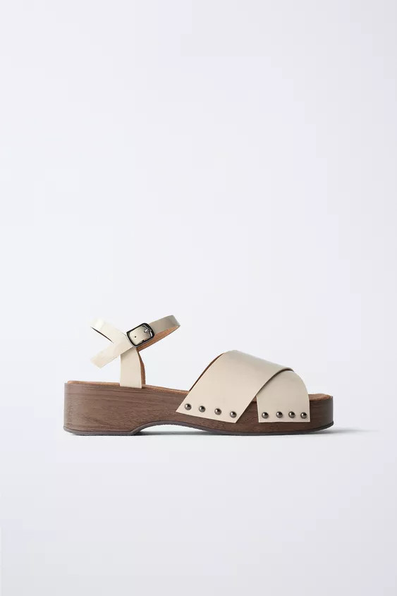 NEUTRAL PATENT-FINISH CLOGS | Zara US