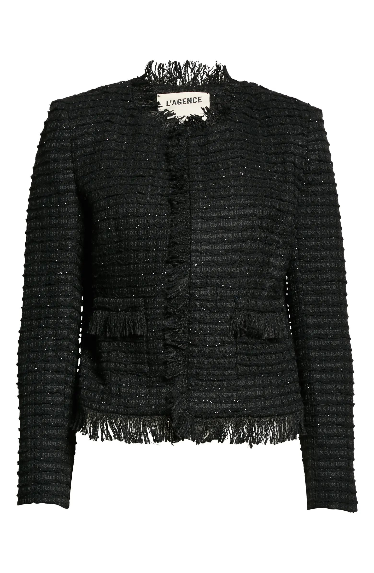 Angelina Sequin Tweed Jacket | Nordstrom