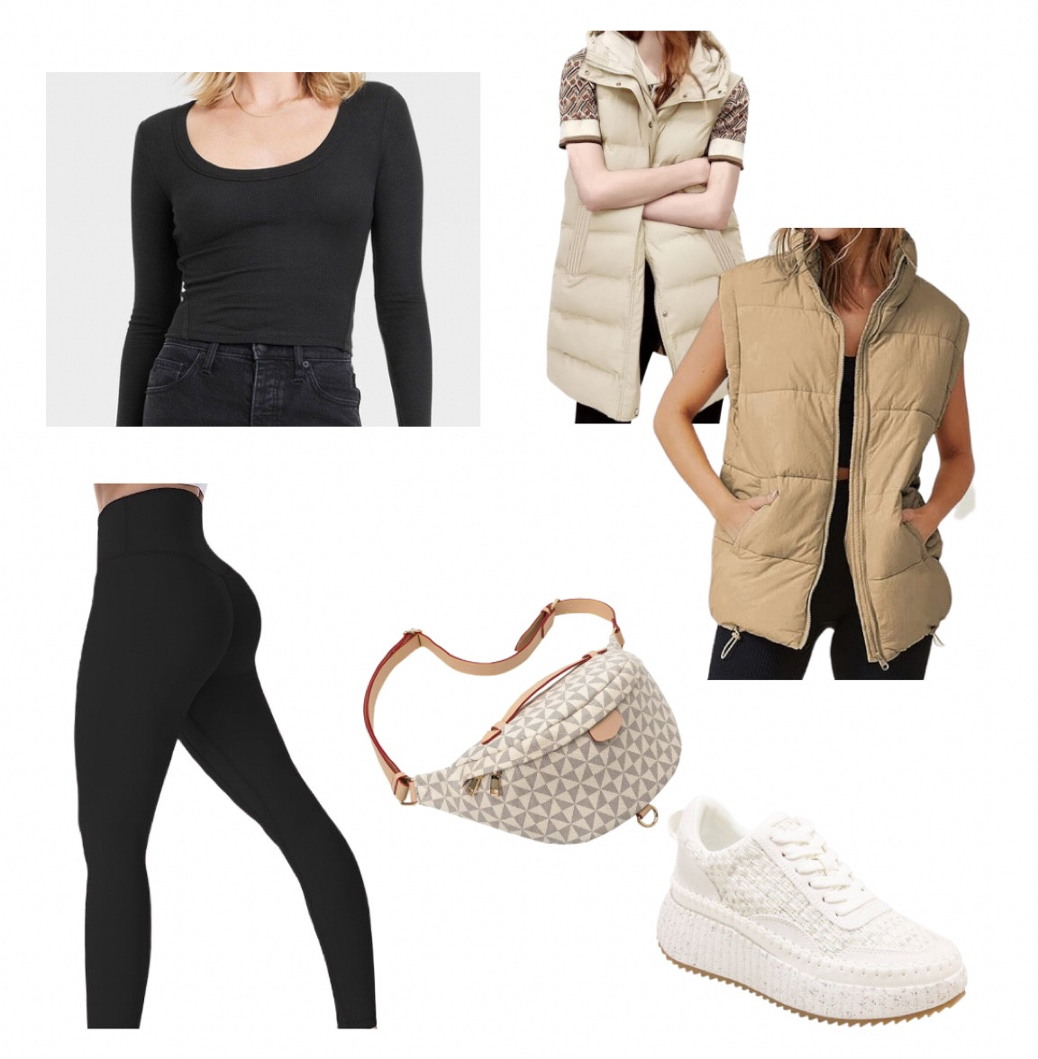 Cute travel or cozy fall outfit! I’m a L in the top and leggings, size 8 in sneaks, those run true to size imo!

#LTKtravel #LTKfindsunder50 #LTKmidsize