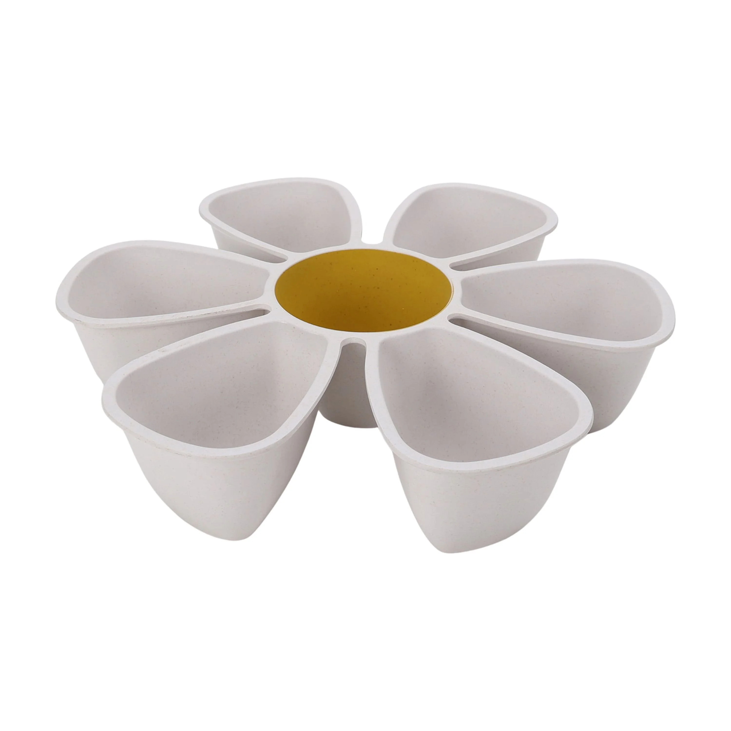 Hometrends Daisy Bamboo Melamine Chip & Dip Platter 13.375 Inch | Walmart (CA)