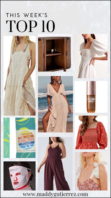 This week’s top 10 includes Free People and dupes from Amazon, spf towels, record cabinet from Target, and one of my favorite bronzer oil  

#LTKFindsUnder100 #LTKSaleAlert #LTKStyleTip