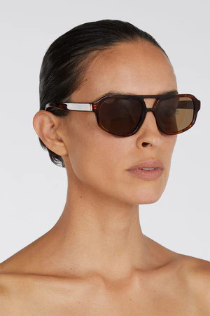 LUV LOU THE LOLA AMBER SUNGLASSES | DISSH