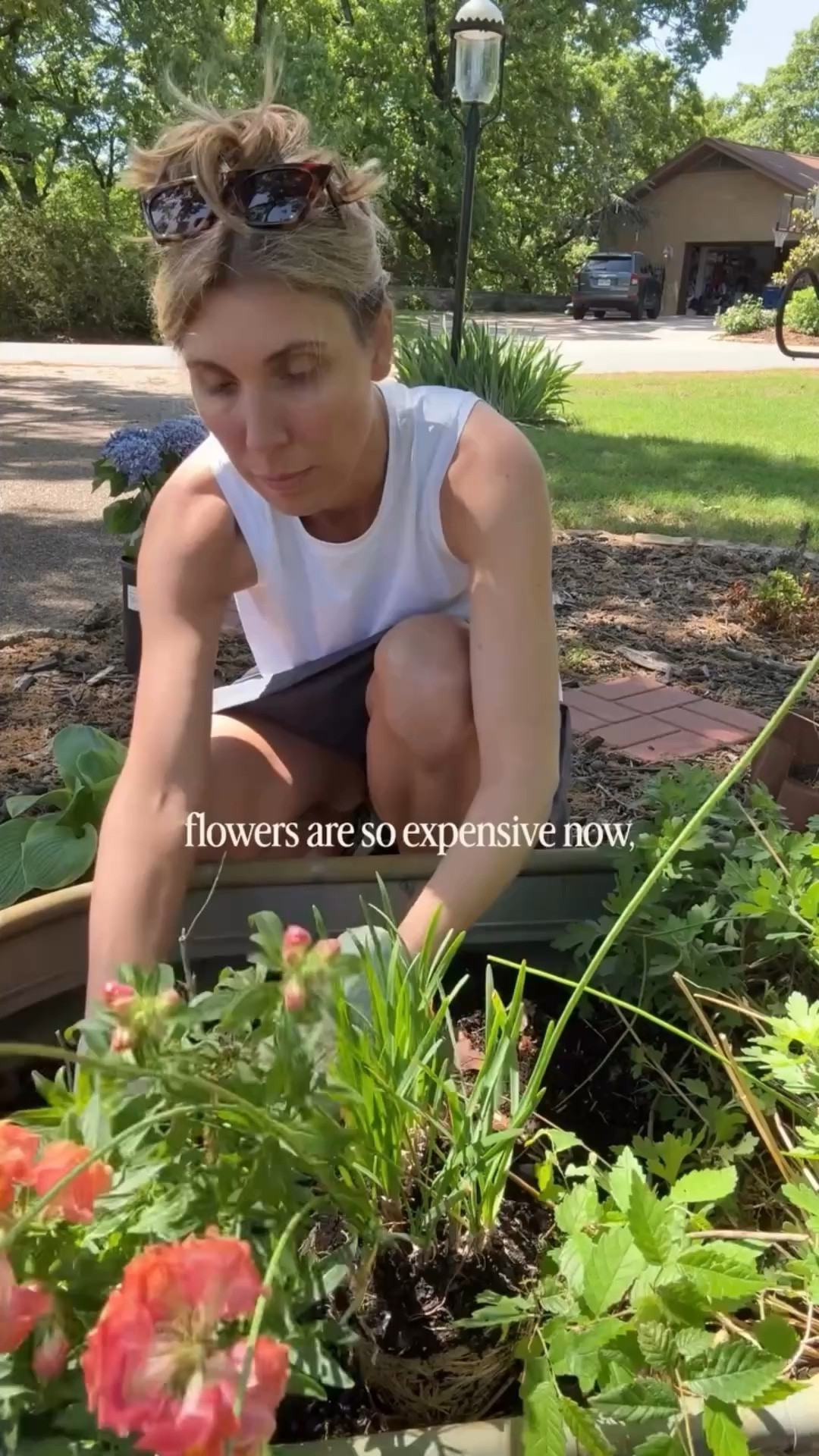 Have you been to buy flowers yet this spring?! 😬 

We spent our Sunday outside planting and cleaning up the garden areas - and wow was I amazed at how much the trip to Home Depot was!  That reclaimed window greenhouse I’ve been dreaming of may be an easier sell now!