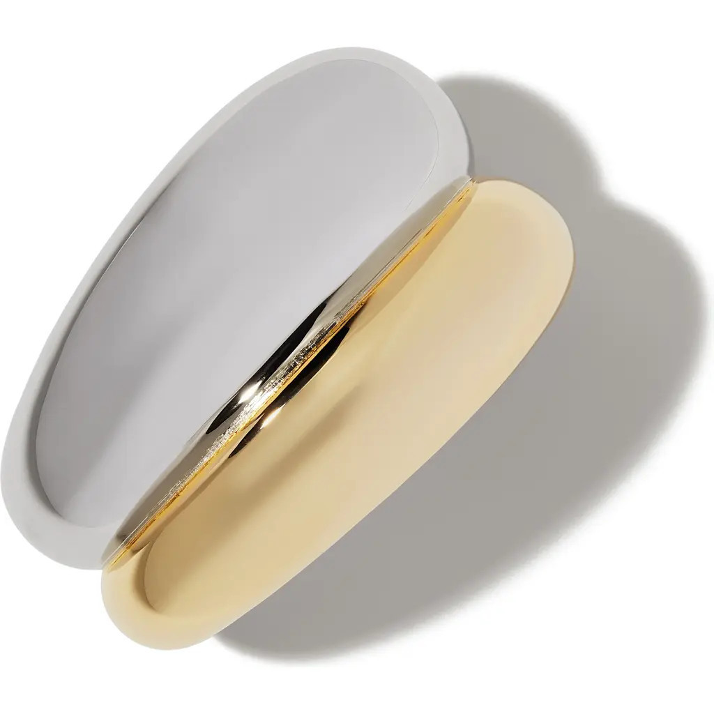 Jennifer Fisher Chavez Two-Tone Cuff Bracelet in Two Tone at Nordstrom, Size Small | Nordstrom