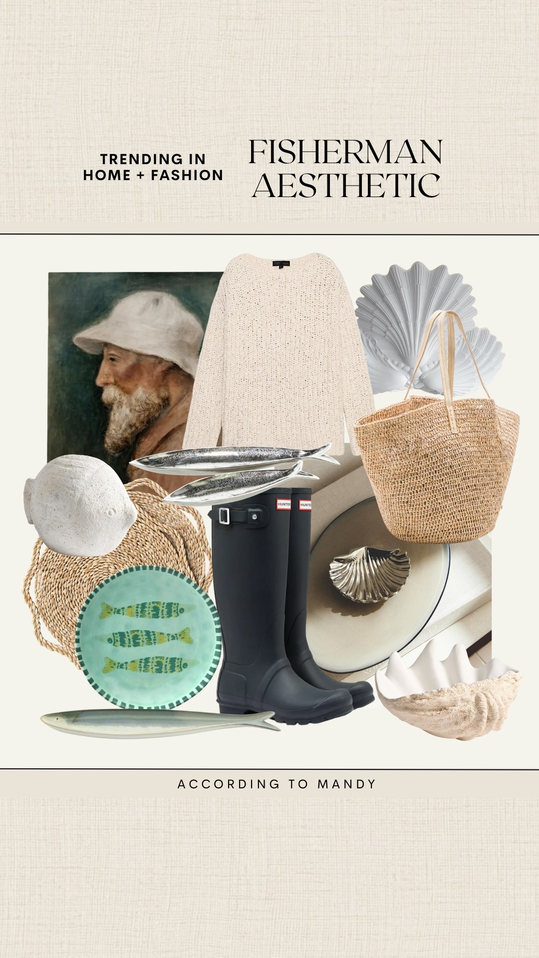 Trending in Home + Fashion - Fisherman Aesthetic!

summer trends, summer home trends, summer fashion trends, seasonal decor, clam decor, shell decor, revolve, target home, target seasonal 

#LTKHome #LTKStyleTip #LTKSeasonal
