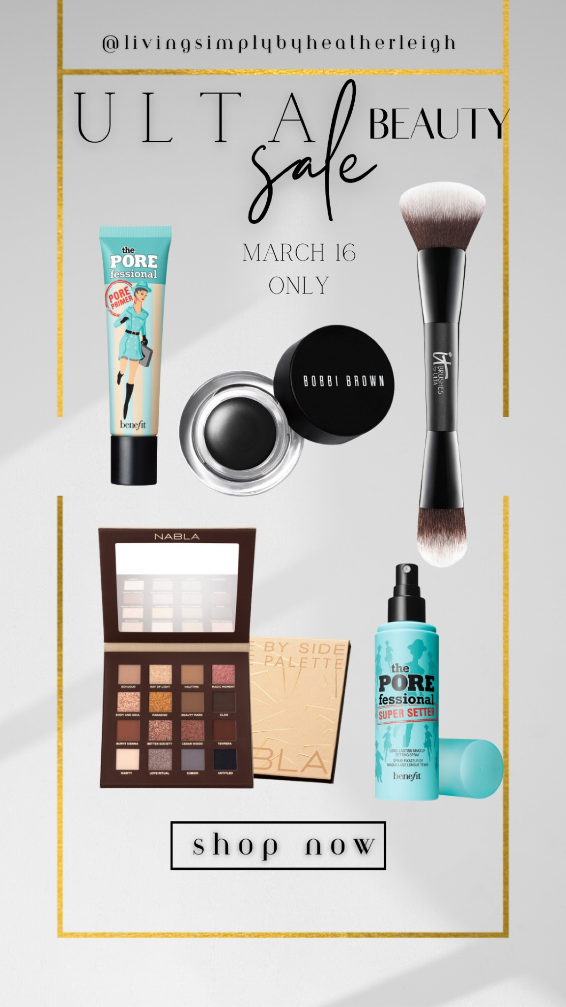 These items are 50% 
March 16 O N L Y!!
Hurry up and check out the sale before it’s all gone!! 

#LTKsalealert #LTKbeauty #LTKfindsunder100