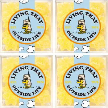 x Peanuts Lemonade Stars Set of 4 Candy Cubes | Nordstrom