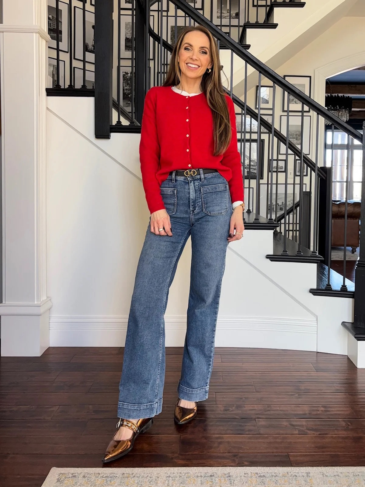 Better than basic winter style with @kohls red sweater + @anthropologie statement flats 

#LTKStyleTip #LTKShoeCrush #LTKSeasonal