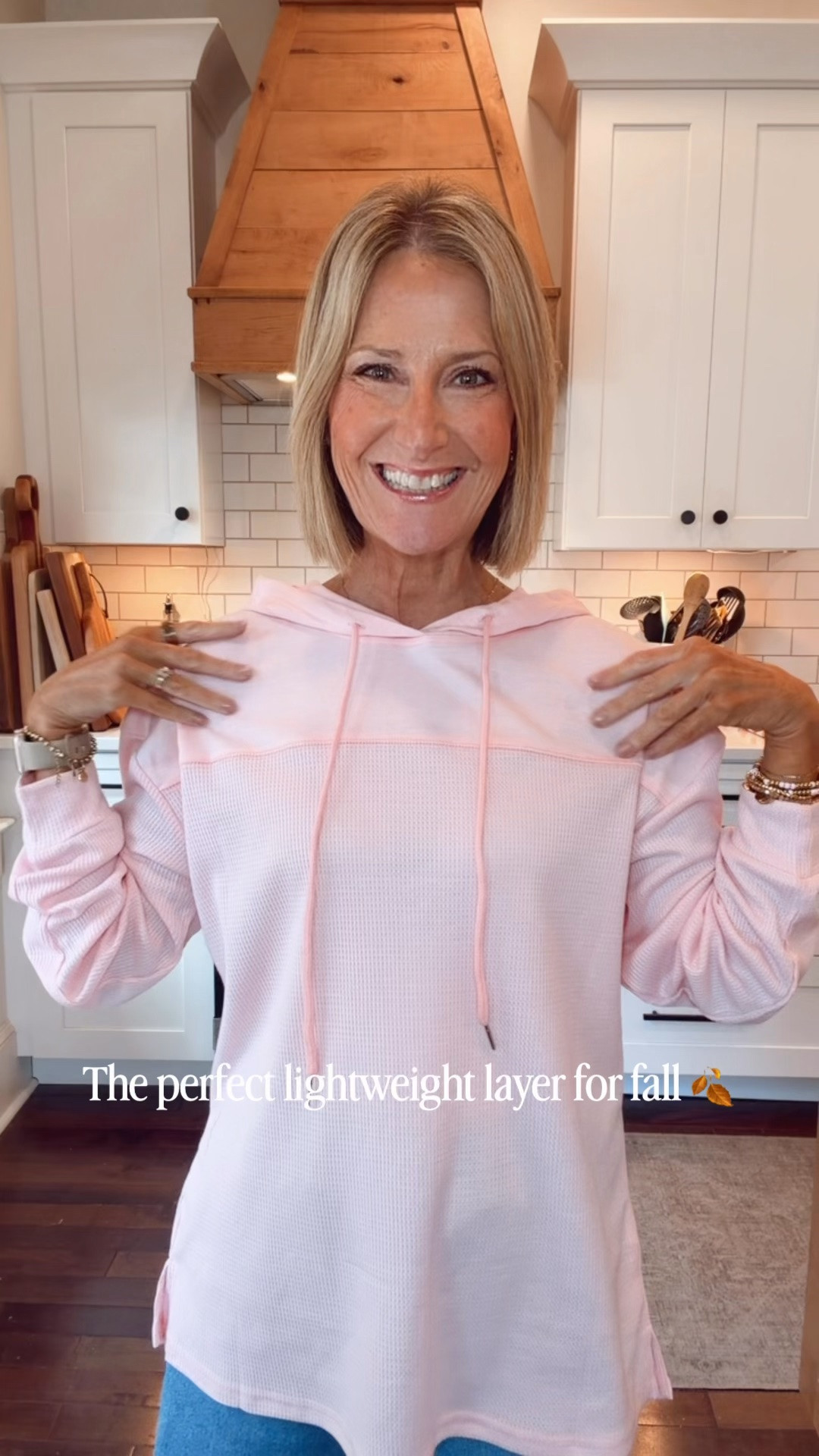 Loving this lightweight hooded pullover for an easy casual outfit! Perfect for cooler fall days and an effortless everyday style.

#LTKgrwm #LTKOver40 #LTKootd