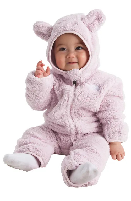 The North Face Campshire Recycled Polyester Fleece Bunting in Pale Blossom at Nordstrom, Size 6-12M | Nordstrom