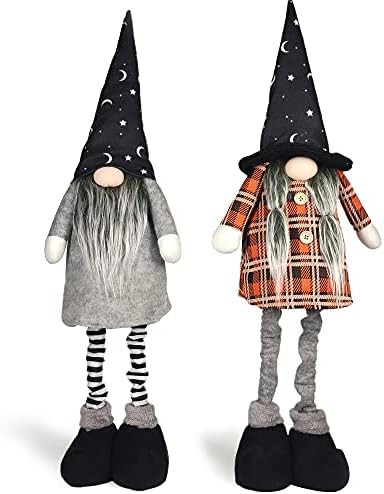 Ogrmar 2 Pack 29.5 Inch Halloween Plush Gnome Doll Handmade Swedish Gnome Scandinavian Tomte Stuf... | Amazon (US)