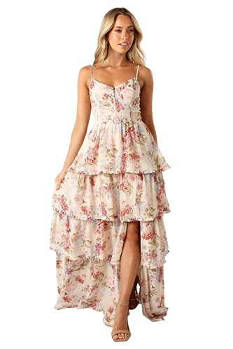 Petal & Pup Women's Mito Tiered Maxi Dress | Amazon (US)