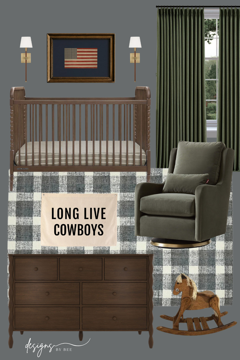 cowboy nursery, preppy western nursery, ralph lauren inspired nursery, little boy nursery, classic boys nursery, western preppy decor, equestrian nursery style, plaid nursery accents, denim and leather nursery, vintage western nursery, timeless boys nursery, neutral blue nursery, rustic preppy nursery, elevated western nursery, baby boy nursery mood board 

 #LTKHome #LTKKids