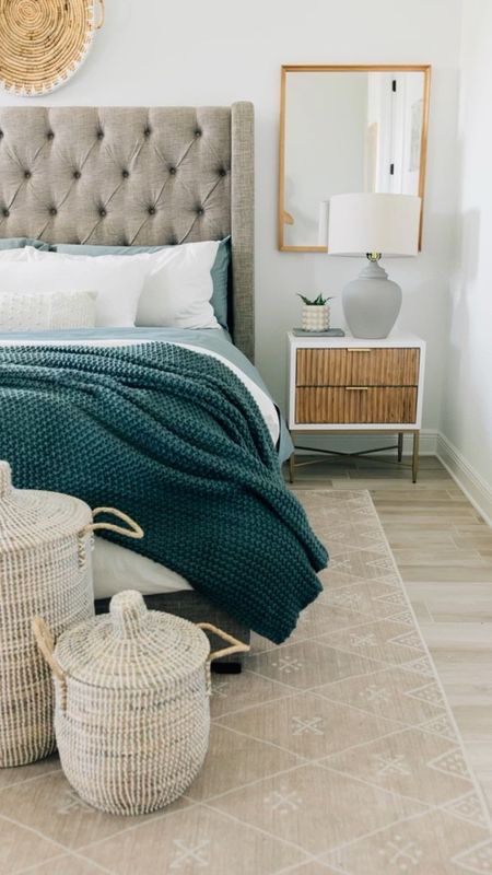 #ad Transform your master suite to a spa-like retreat using saturated earth tones like this new teal color from the Casaluna bedding + bath collection at @target! It’s an everyday luxury to finish your day in a relaxing space where you can re-focus on restful wellness. @targetstyle #targetstyle #targetpartner  Follow my shop @heycaitlyntorres on the @shop.LTK app to shop this post and get my exclusive app-only content! 