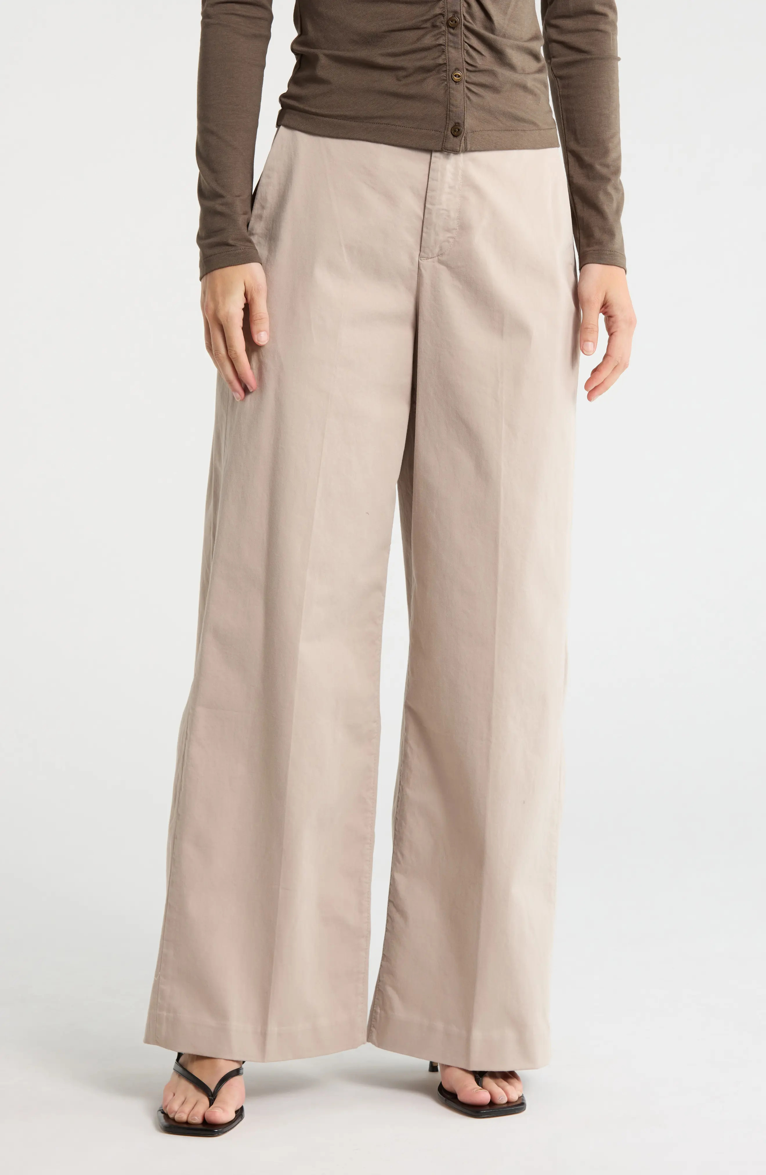 Kiera High Rise Wide Leg Pants (Women) | Nordstromrack | Nordstrom Rack