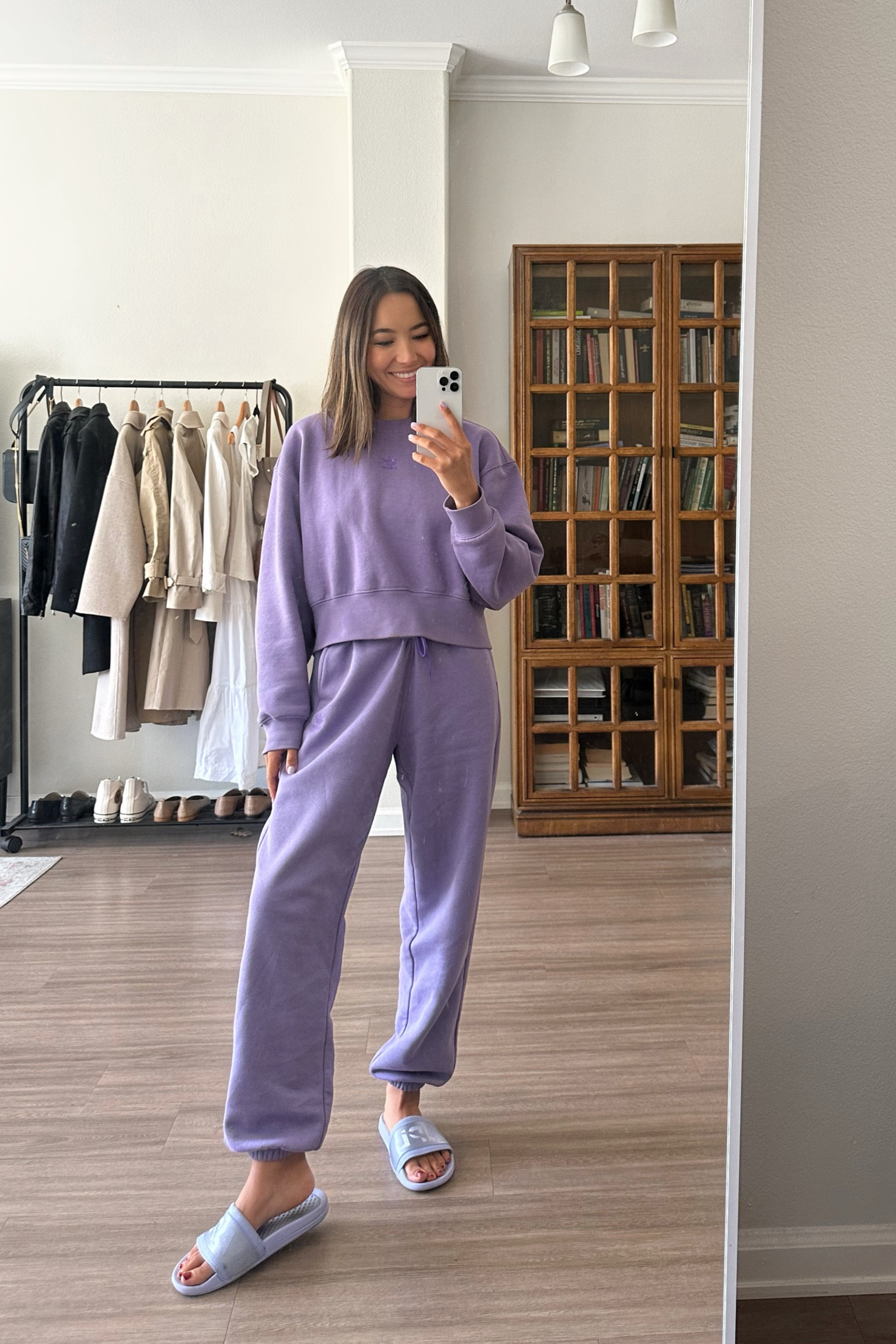 The comfiest sweatshirt & sweatpants matching lilac outfit ! 30% off and just restocked! Wearing xs and linked a few other adidas favorites (the golf shoes are not included in the sale)

#LTKxadidas #LTKsalealert