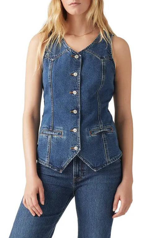 levi's Denim Vest in Enchantment at Nordstrom, Size X-Small | Nordstrom