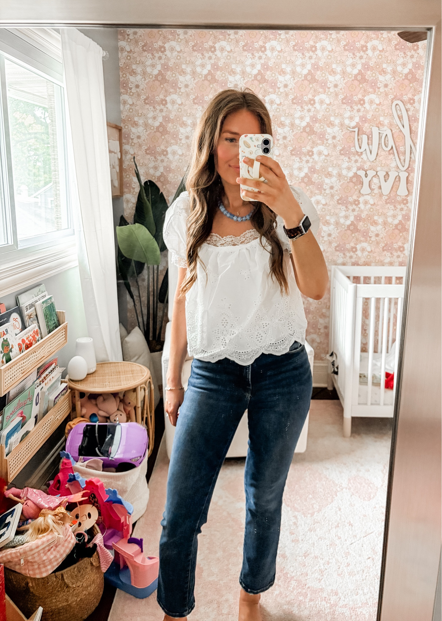 Wearing size small in top. Runs tts



Statement necklace / eyelet top / summer top / blouse / chunky necklace

#LTKgrwm #LTKootd #LTKSeasonal