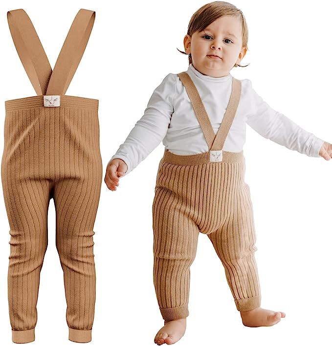 mama-yoyo baby&kids |100% Organic Cotton | GOTS Certificate |Baby Knit Leggings with Suspenders |... | Amazon (US)