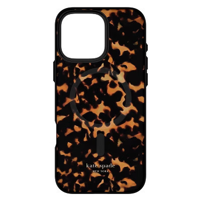 Kate Spade New York iPhone 16 Pro Max Protective Case with MagSafe - Tortoise: TPU Material, Animal Prints | Target