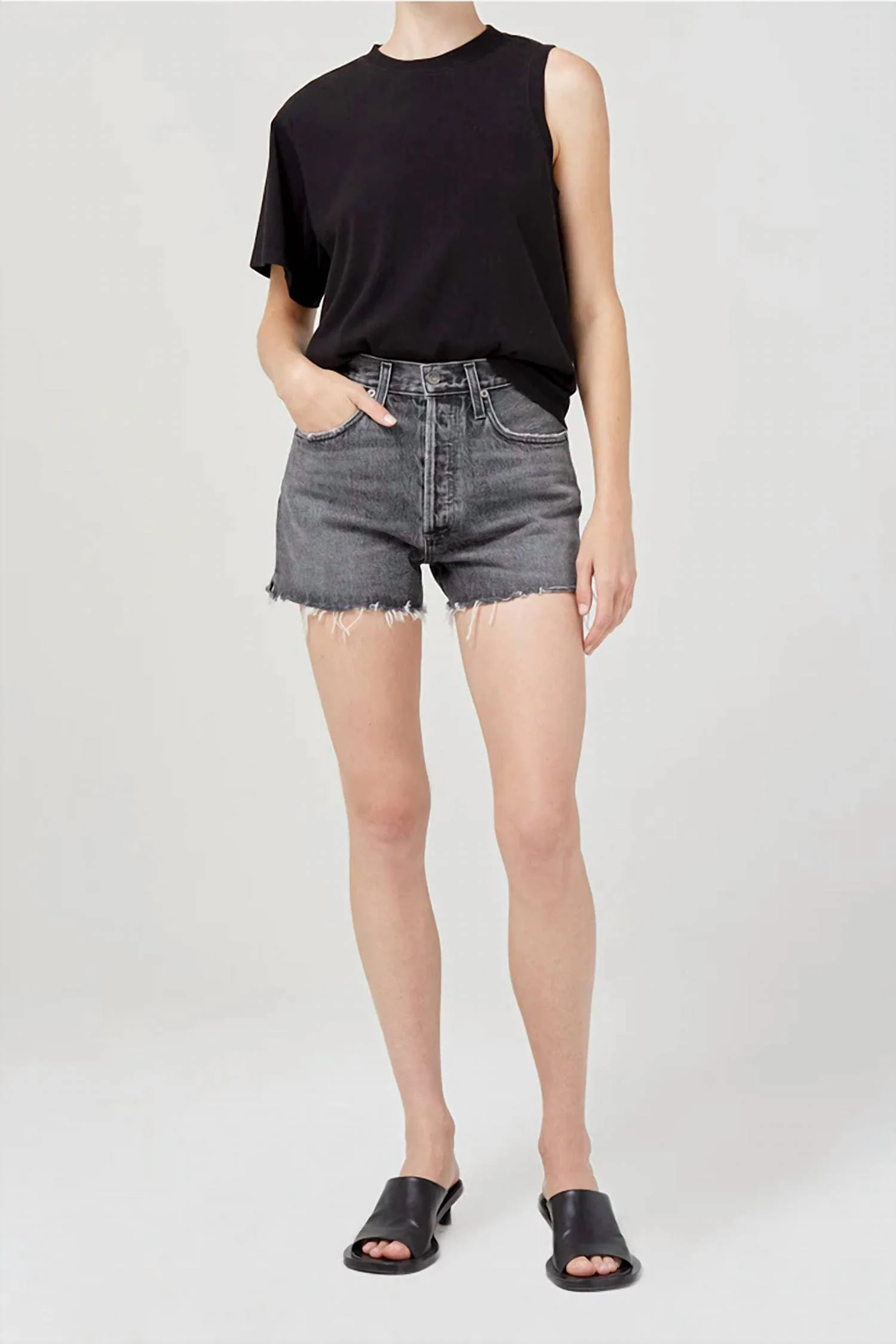 Dee Vintage High Rise Shorts In Moxy | Shop Simon
