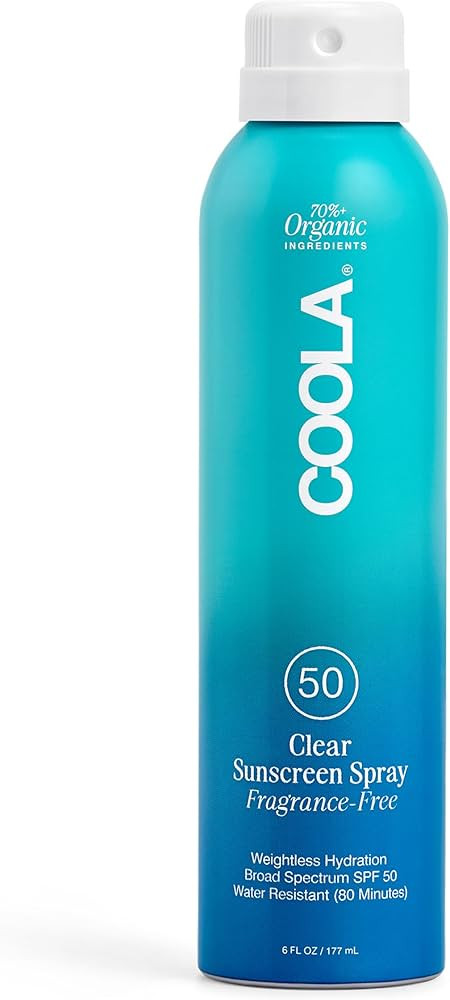 COOLA Organic Sunscreen SPF 50 Sunblock Spray, Dermatologist Tested Skin Care for Daily Protectio... | Amazon (US)