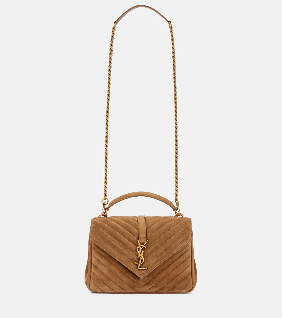 College Medium suede crossbody bag | Mytheresa (US/CA)