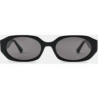 Zara - Oval Sunglasses - Black - M - Woman | Zara UK