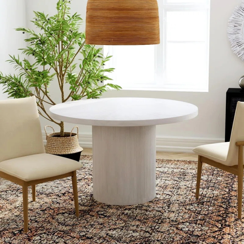 Bianca 48" Round Natural Wood Dining Table | Wayfair North America