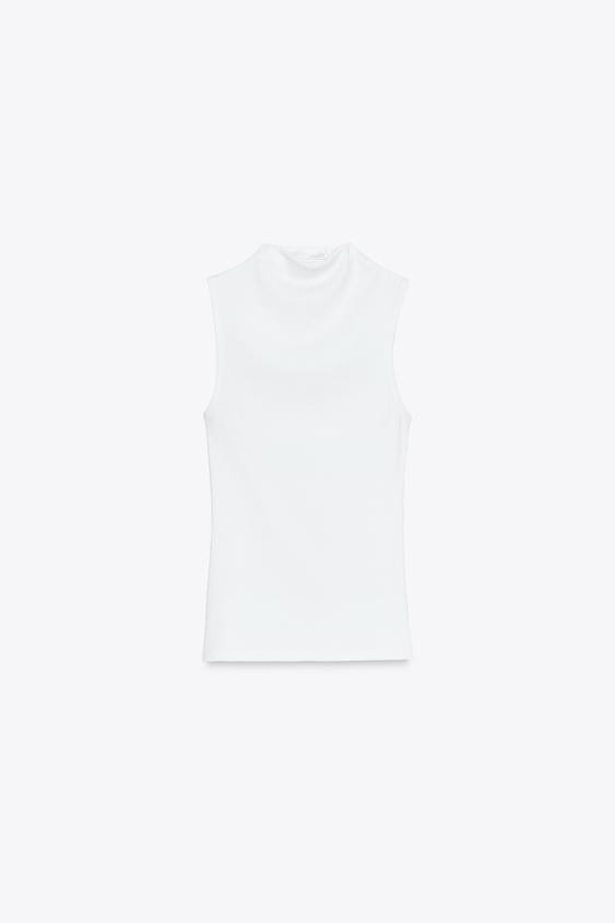 COTTON MODAL TOP | Zara US