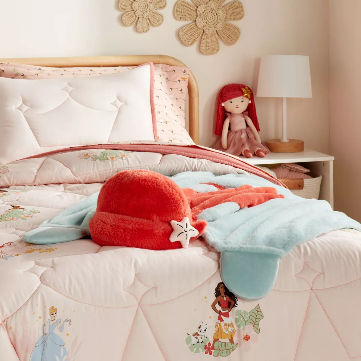 Princess Ariel Kids' Hooded Blanket - The Disney Collection by Pillowfort™ | Target