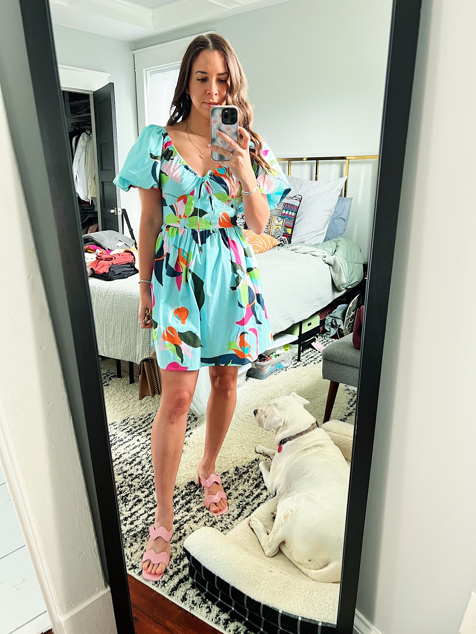 The best bright sundress for a spring event. 

#LTKfit #LTKunder50 #LTKsalealert