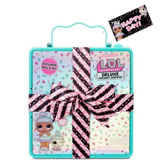 L.O.L. Surprise! Deluxe Present Surprise with Limited Edition Sprinkles Doll and Pet | Target