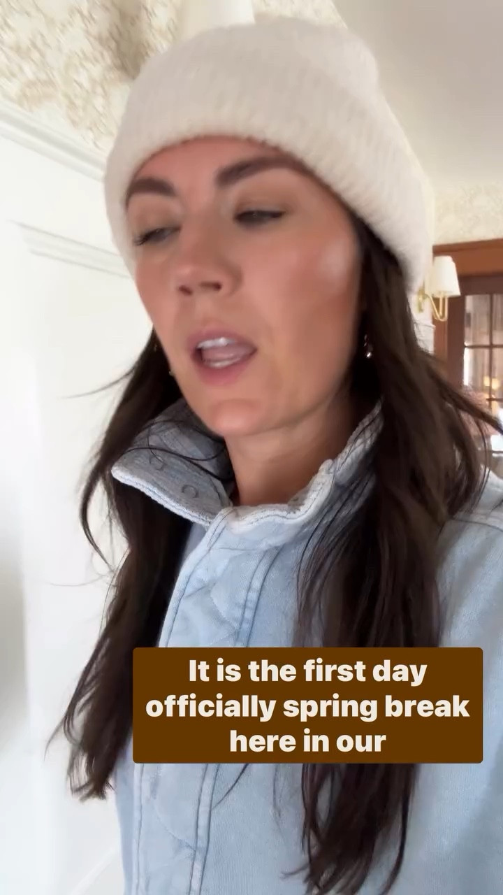 Spring break but winter weather! Staying busy with my crew! 

#LTKHome