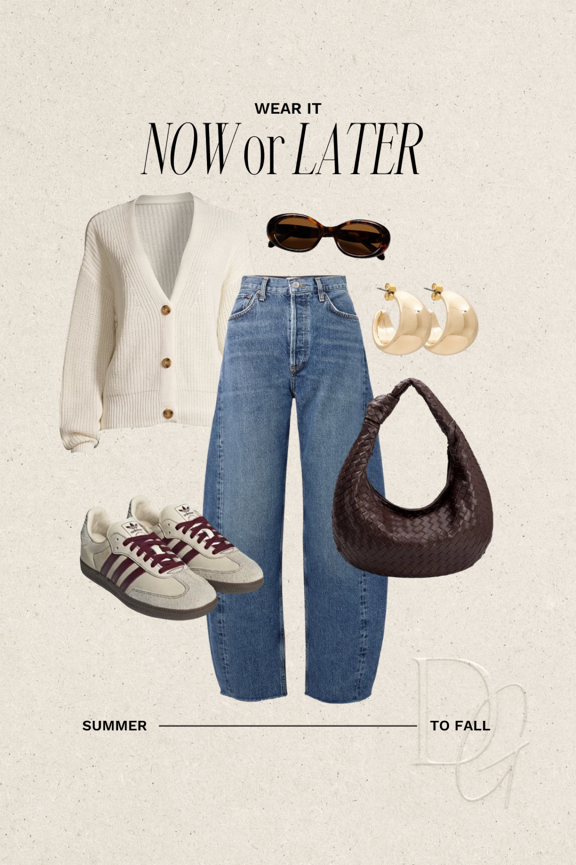 Barrel Jeans Fall Transition Outfit | staple denim, staple jeans, jeans outfit, cardigan, button down cardigan, sweater cardigan, gold hoops, adidas sneakers, adidas samba, fall sneakers, fall transition outfit, fall transition outfits, fall outfit, fall outfits, capsule wardrobe, wardrobe essentials, wardrobe basics, closet essentials, closet basics, closet staples, wardrobe staples, casual outfits, casual outfit 

#LTKShoeCrush #LTKSeasonal #LTKStyleTip