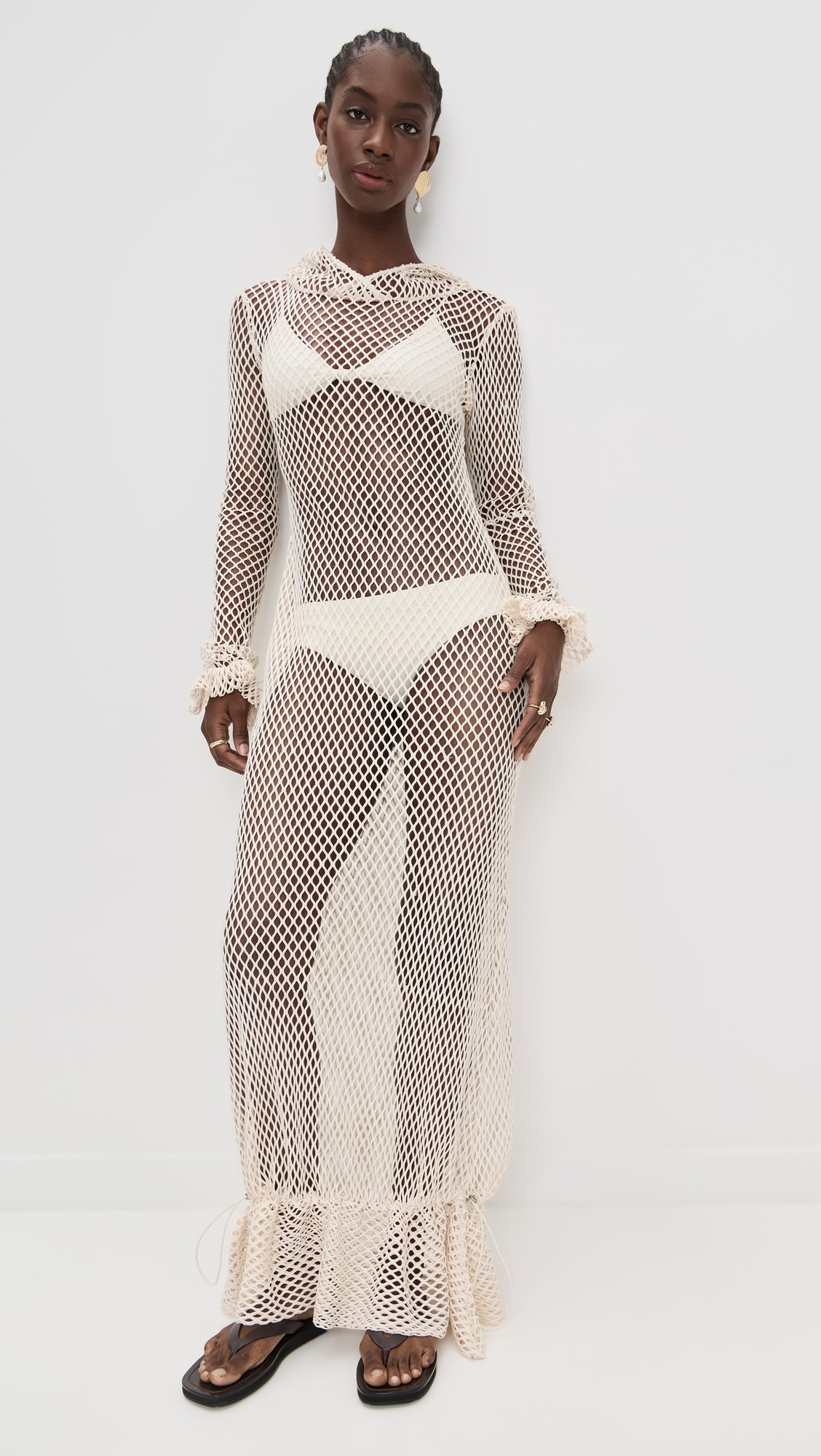 Hooded Knit Coverup Dress | Shopbop