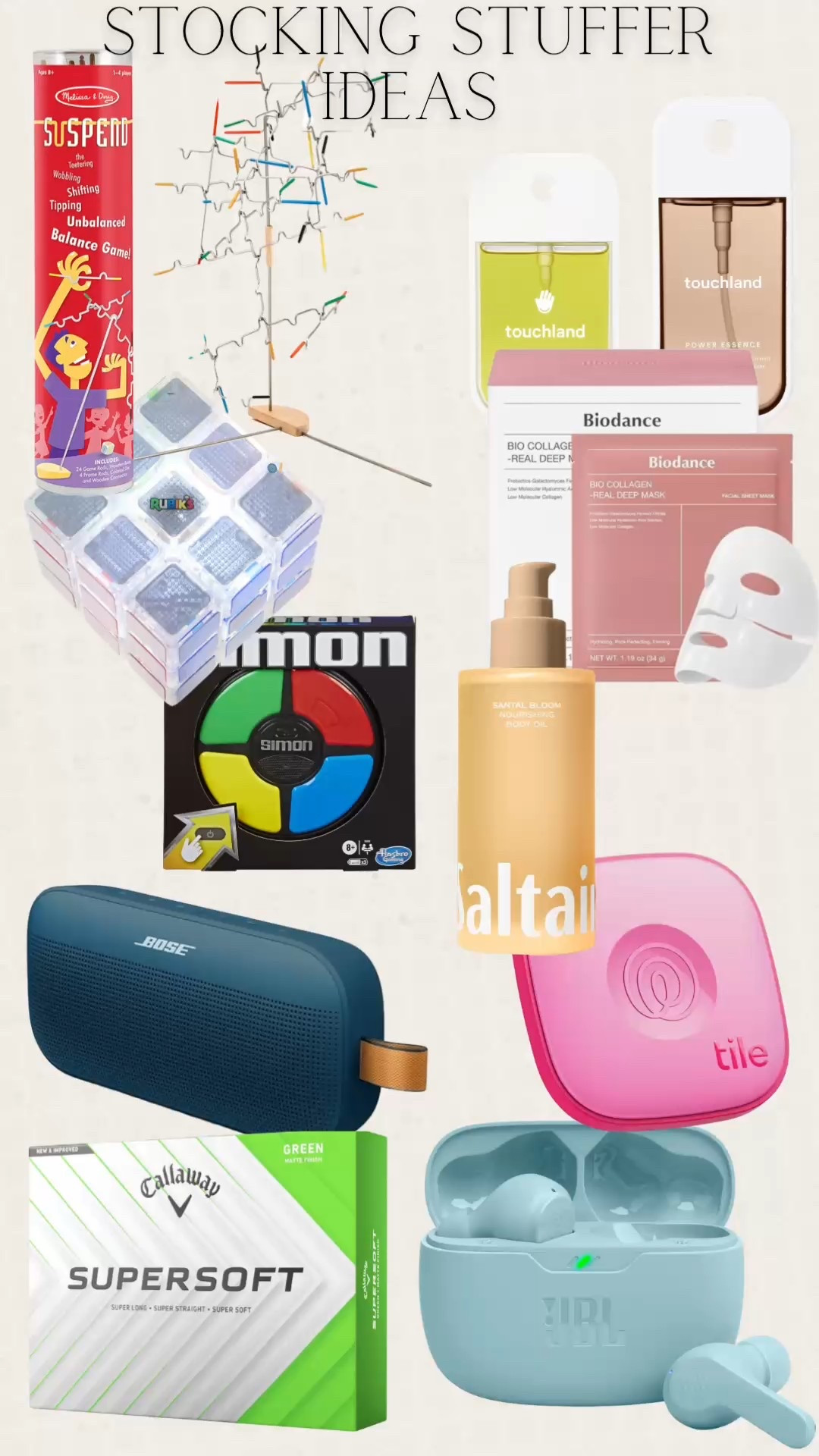 Stocking ideas

#stocking #stockingstuffer #christmas #gift #gifts #stockingstuffers #present #holiday

#LTKHoliday #LTKSaleAlert #LTKGiftGuide