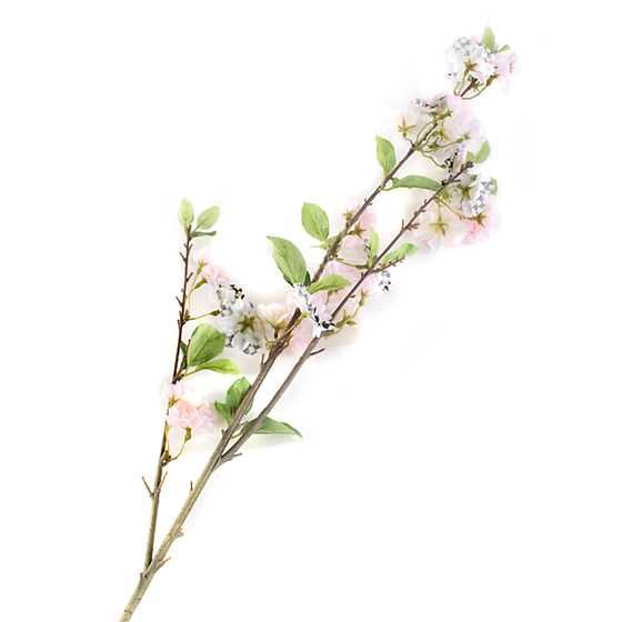 Courtly Check Cherry Blossom Spray - White | MacKenzie-Childs