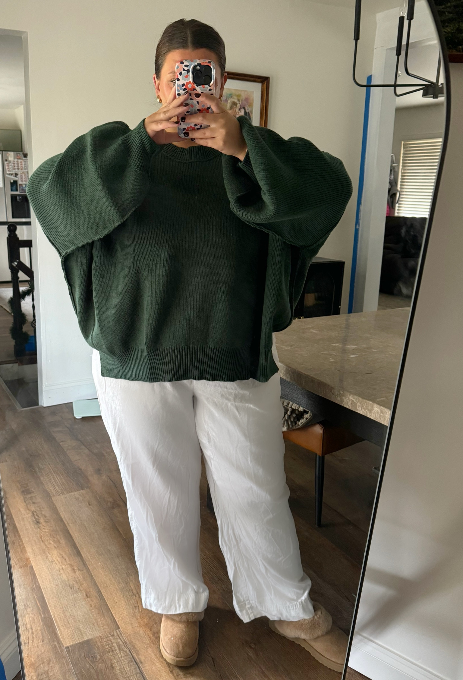 Top grey bandit size xxl
Bottoms old navy size xl 

#LTKMidsize #LTKStyleTip #LTKFindsUnder100