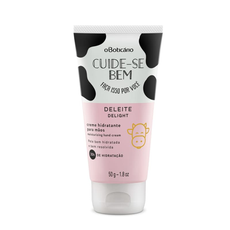 Creme Para Mãos Hidratante Desodorante Cuide-se Bem Deleite 50g | oBoticario (BR)